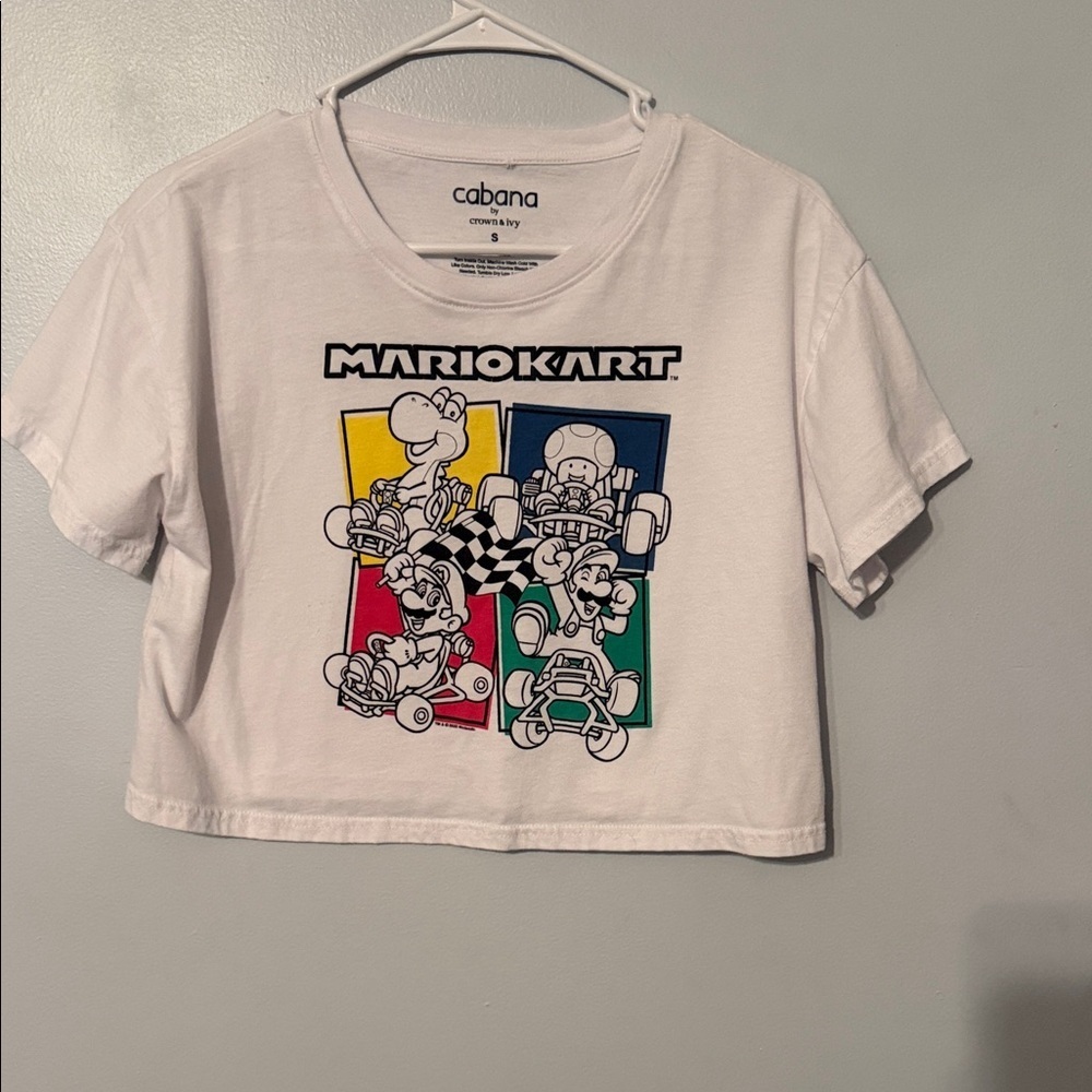 Mario Kart Kids Tee - White